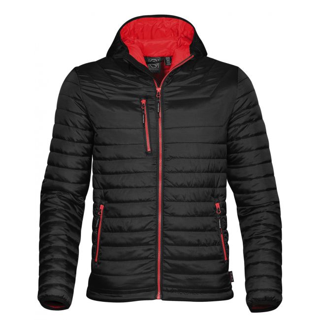 Gravity thermal jacket black/true red marimea l