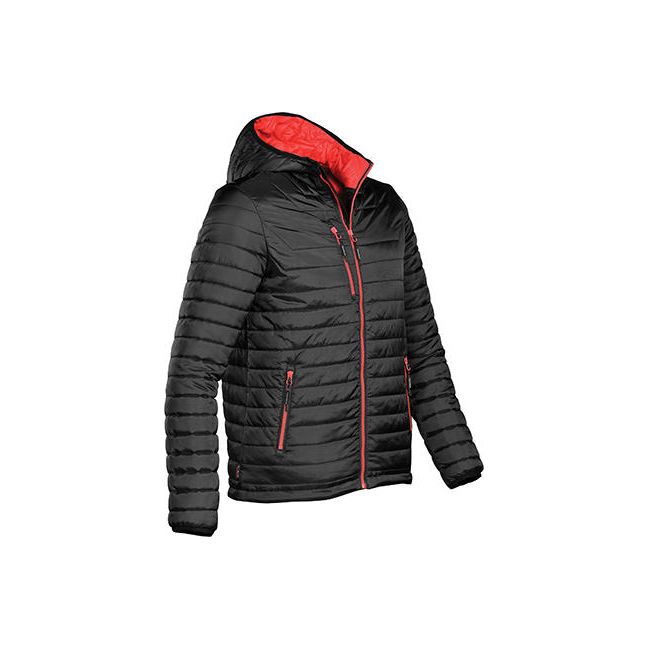 Gravity thermal jacket black/true red marimea l