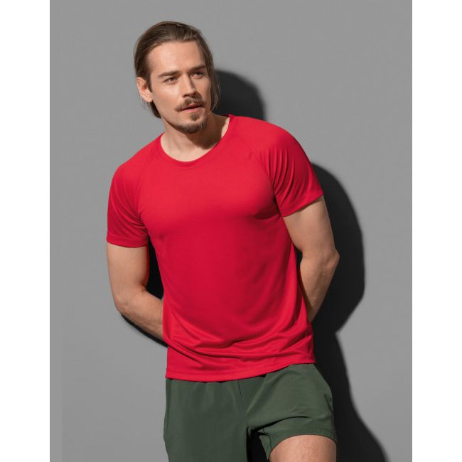 Active 140 raglan men crimson red marimea l