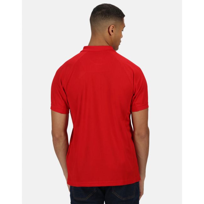 Coolweave wicking polo classic red marimea l