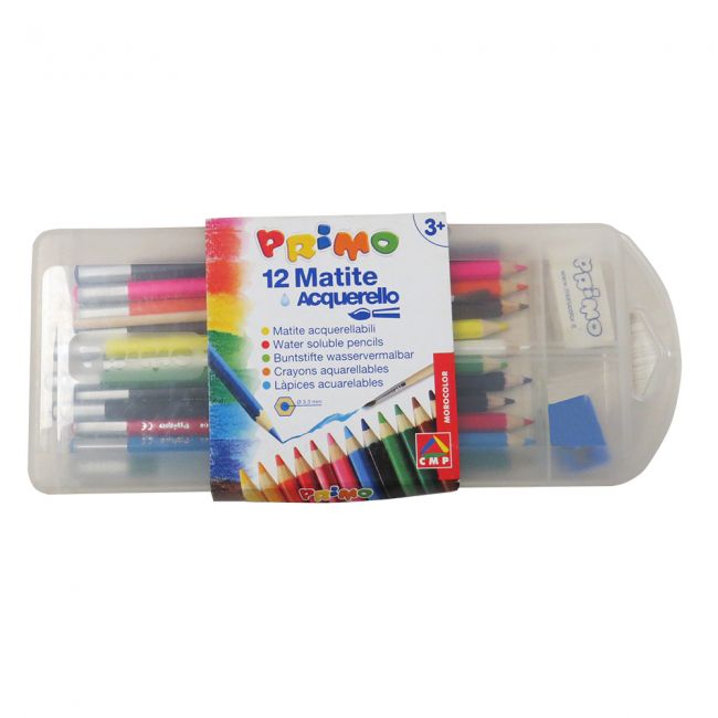 Creioane colorate morocolor primo, 12 culori/set