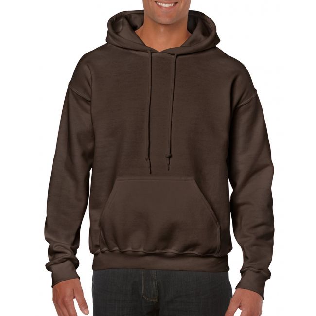 Heavy blend™ adult hooded sweatshirt culoare dark chocolate marimea l