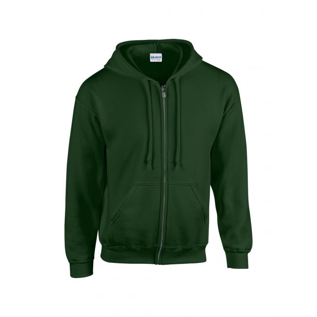 Heavy blend™ adult full zip hooded sweatshirt culoare forest green marimea 2xl