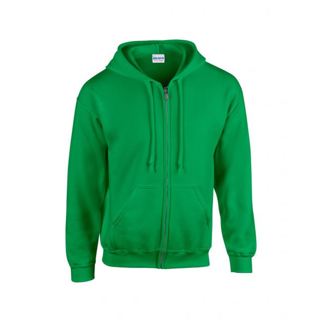 Heavy blend™ adult full zip hooded sweatshirt culoare irish green marimea l