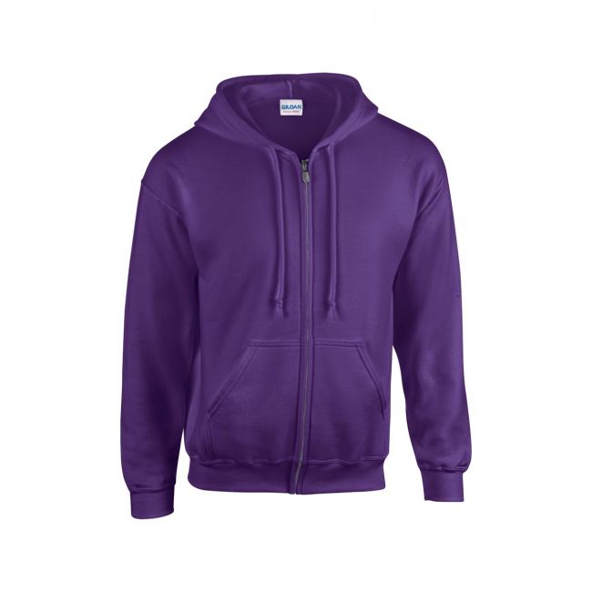 Heavy blend™ adult full zip hooded sweatshirt culoare purple marimea m