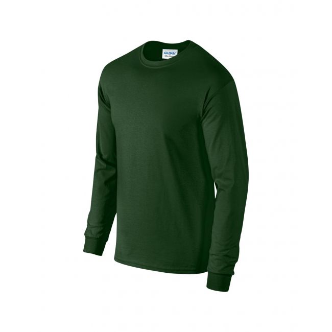 Ultra cotton™ adult long sleeve t-shirt culoare forest green marimea m