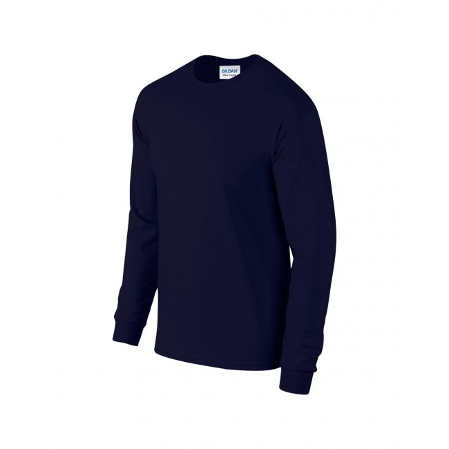 Ultra cotton™ adult long sleeve t-shirt culoare navy marimea 5xl