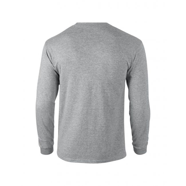 Ultra cotton™ adult long sleeve t-shirt culoare sport grey marimea 3xl