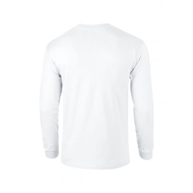 Ultra cotton™ adult long sleeve t-shirt culoare white marimea 2xl