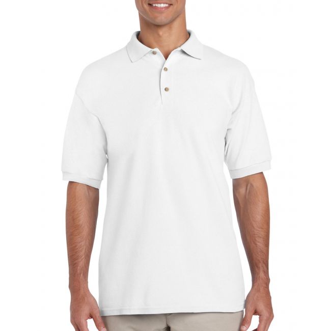 Ultra cotton™ adult pique polo shirt culoare white marimea xl