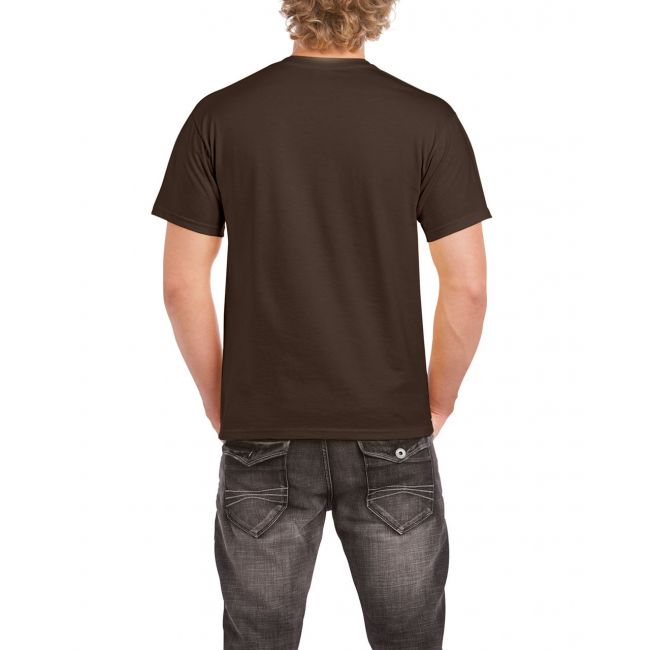 Heavy cotton™ adult t-shirt culoare dark chocolate marimea l