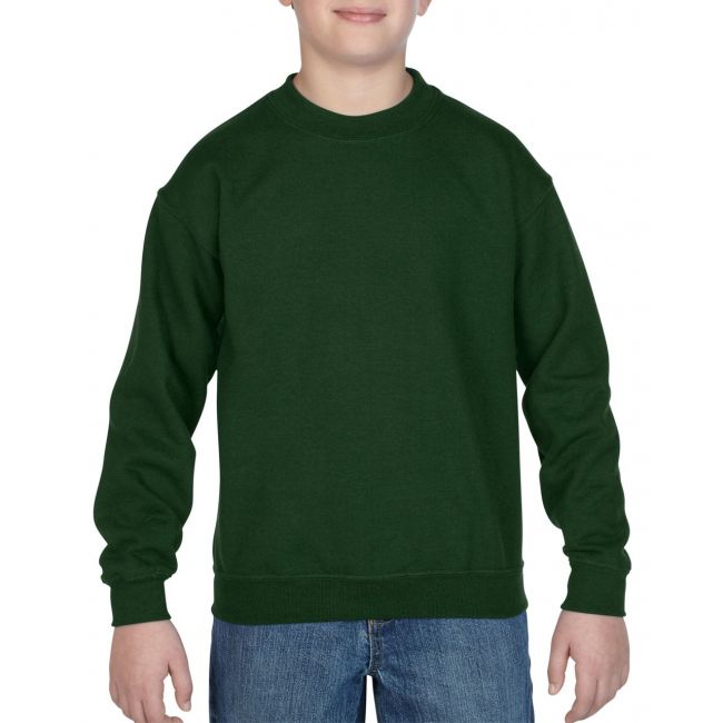 Heavy blend™ youth crewneck sweatshirt culoare forest green marimea l