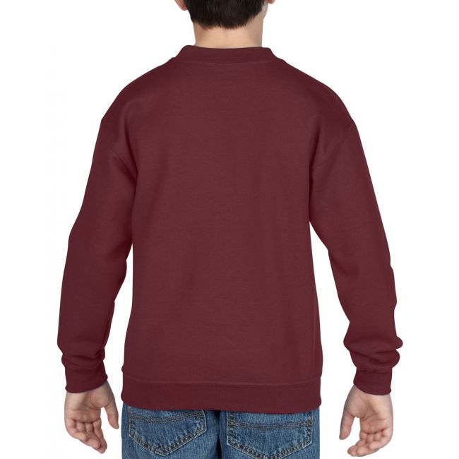 Heavy blend™ youth crewneck sweatshirt culoare maroon marimea s