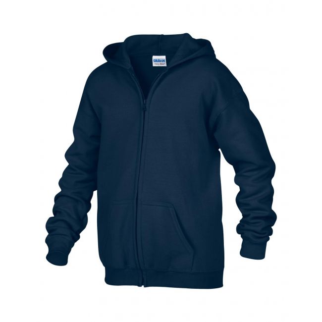 Heavy blend™ youth full zip hooded sweatshirt culoare navy marimea l