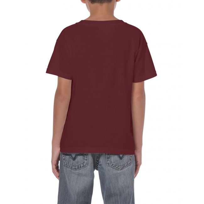 Heavy cotton™ youth t-shirt culoare maroon marimea s