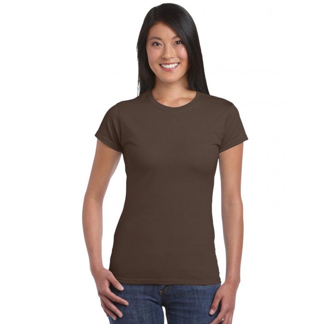 Softstyle® ladies' t-shirt culoare dark chocolate marimea xl