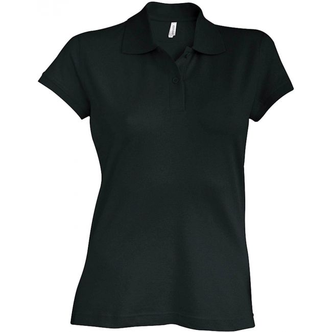 Brooke - ladies' short-sleeved polo shirt culoare black marimea 2xl