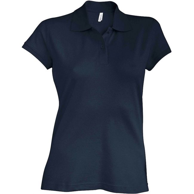 Brooke - ladies' short-sleeved polo shirt culoare dark grey marimea 2xl
