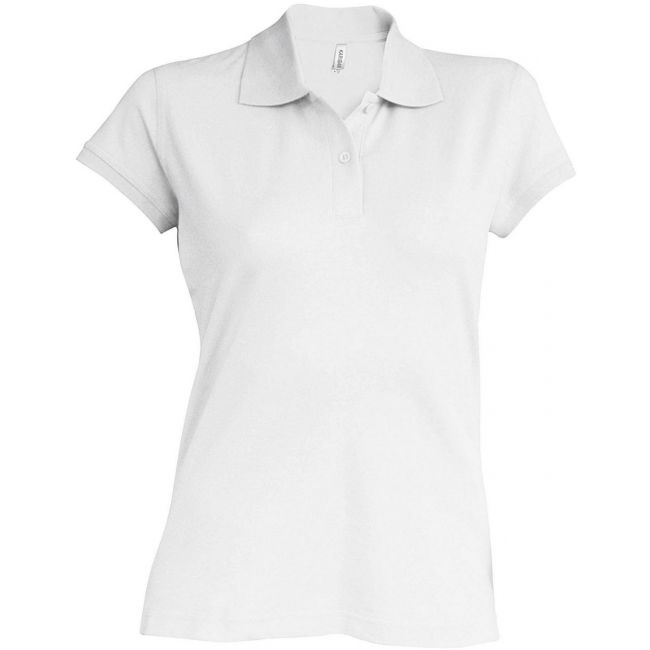 Brooke - ladies' short-sleeved polo shirt culoare white marimea l