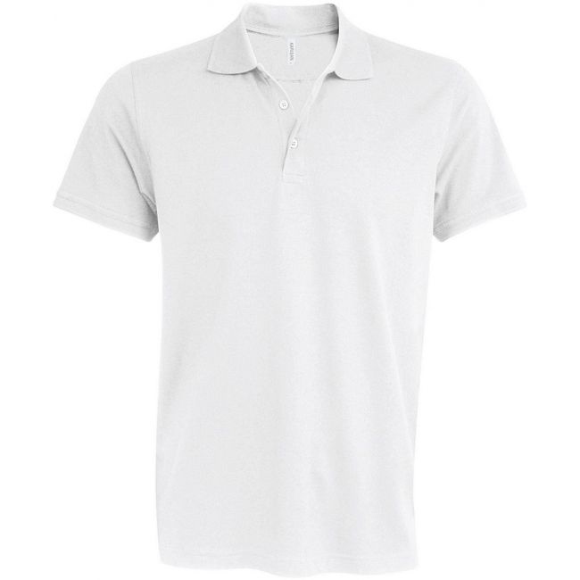 Mike - men's short-sleeved polo shirt culoare white marimea l