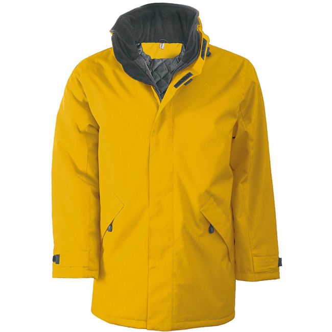 Quilted parka culoare yellow marimea m
