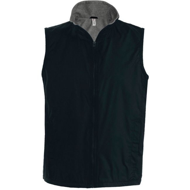Record - fleece lined bodywarmer culoare black/grey marimea 2xl