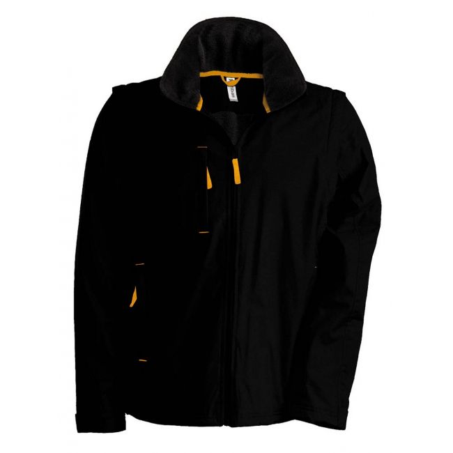 Score - detachable-sleeved blouson jacket culoare black/orange marimea 2xl