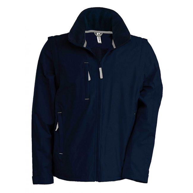 Score - detachable-sleeved blouson jacket culoare navy/grey marimea 2xl