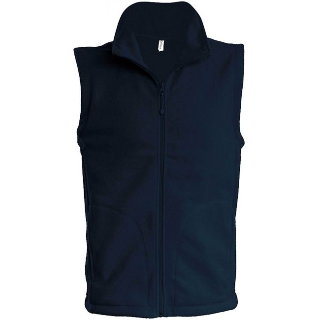 Luca - men's micro fleece gilet culoare navy marimea m