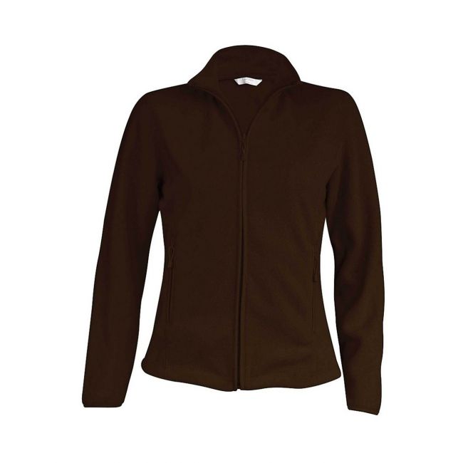 Maureen - ladies' full zip microfleece jacket culoare dark chocolate marimea l