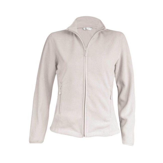 Maureen - ladies' full zip microfleece jacket culoare natural marimea l