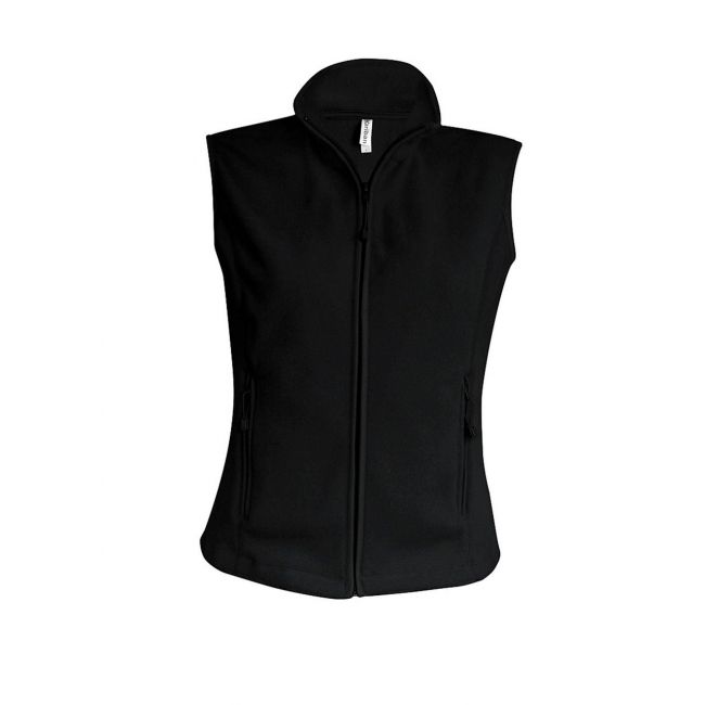 Melodie - ladies' micro fleece gilet culoare black marimea m