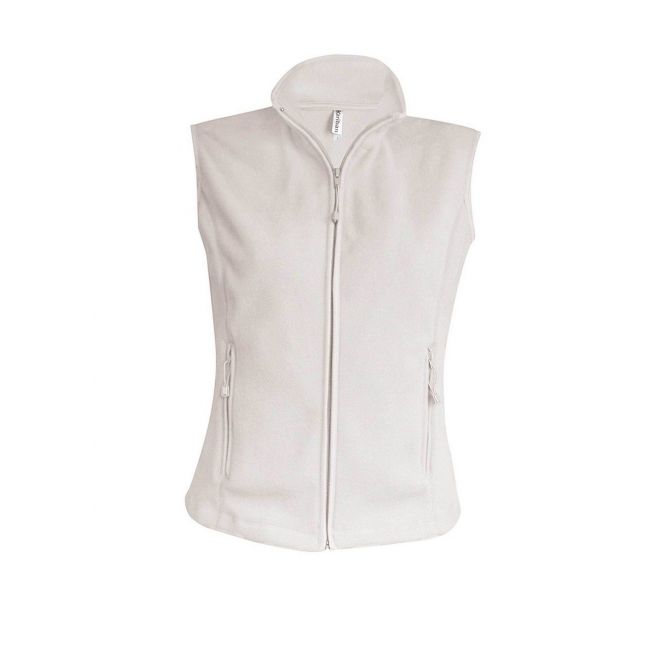 Melodie - ladies' micro fleece gilet culoare natural marimea 2xl