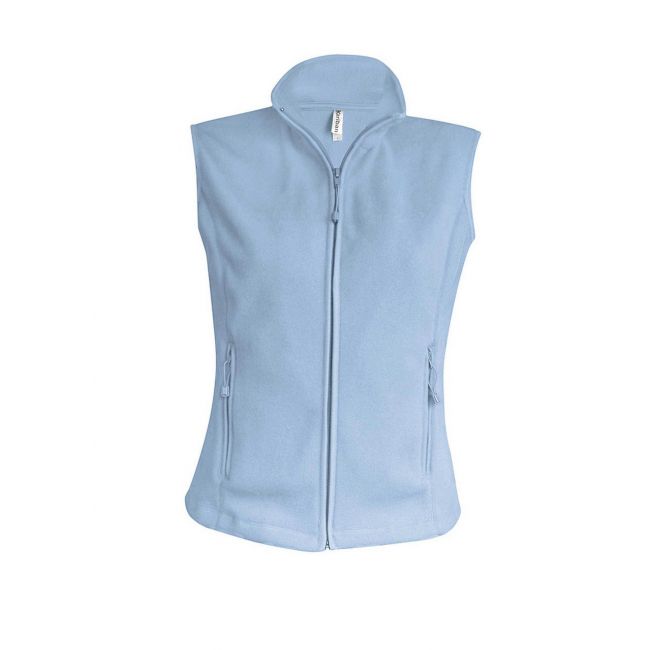 Melodie - ladies' micro fleece gilet culoare sky blue marimea 2xl