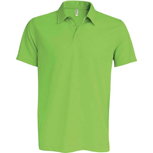 Men's short-sleeved polo shirt culoare lime marimea 3xl