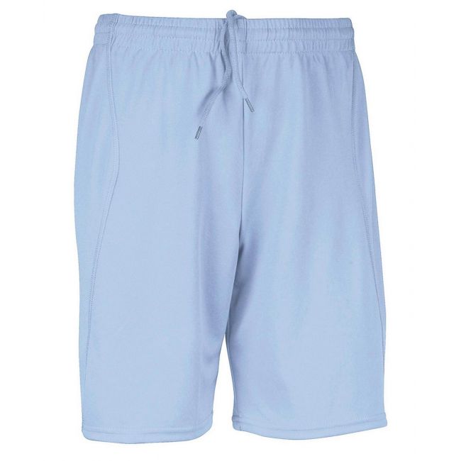 Kids' sports shorts culoare sky blue marimea 10/12