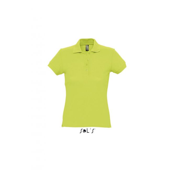 Sol's passion - women's polo shirt culoare apple green marimea s