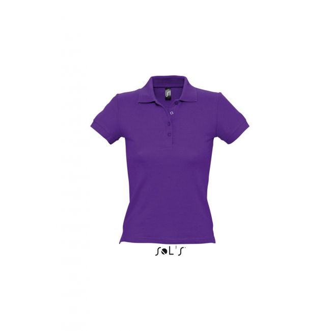 Sol's people - women's polo shirt culoare dark purple marimea m