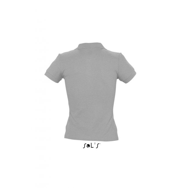 Sol's people - women's polo shirt culoare grey melange marimea s