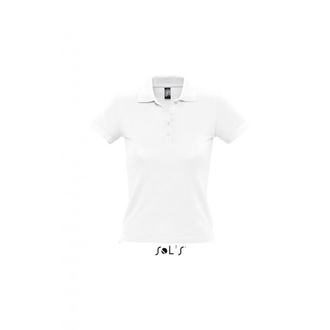 Sol's people - women's polo shirt culoare white marimea l