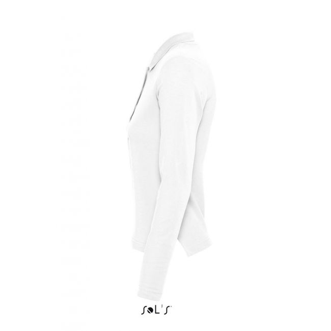 Sol's podium - women's polo shirt culoare white marimea xl