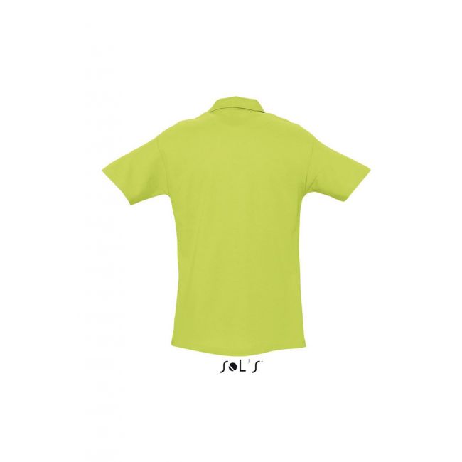 Sol's spring ii - men’s pique polo shirt culoare apple green marimea 2xl