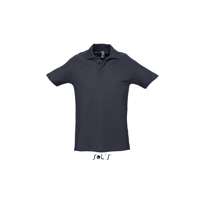 Sol's spring ii - men’s pique polo shirt culoare navy marimea m