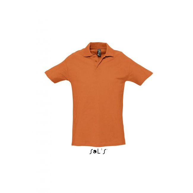 Sol's spring ii - men’s pique polo shirt culoare orange marimea l