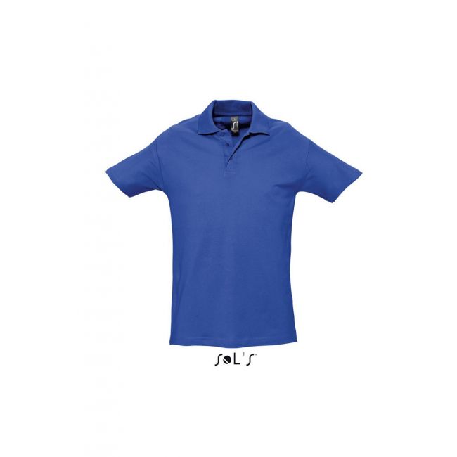 Sol's spring ii - men’s pique polo shirt culoare royal blue marimea 4xl