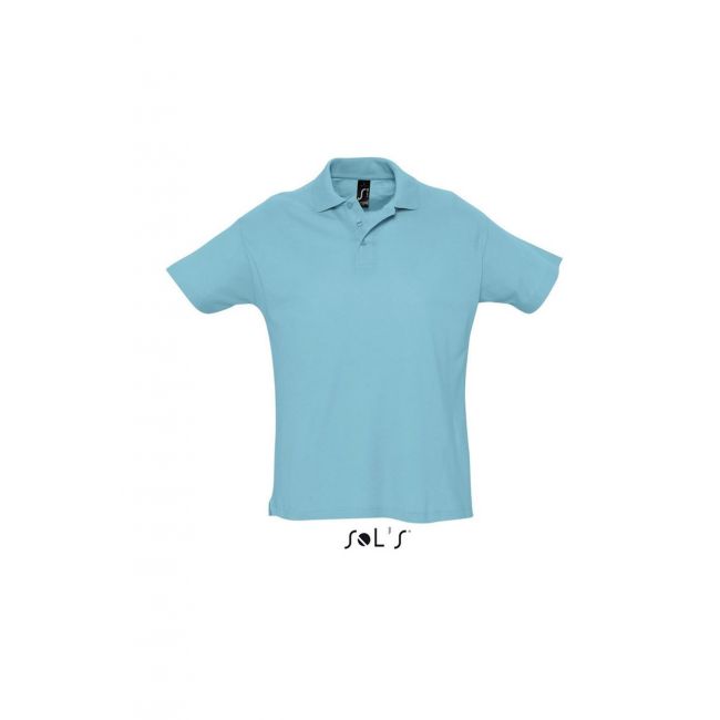 Sol's summer ii - men's polo shirt culoare atoll blue marimea l