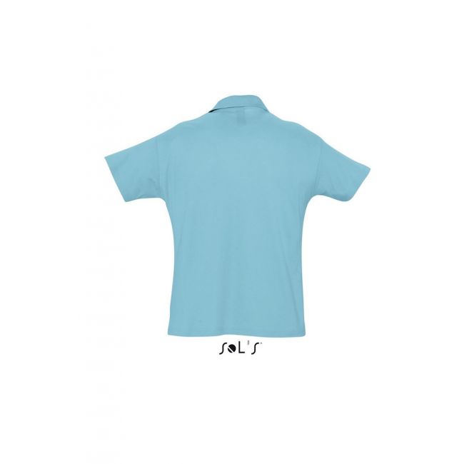 Sol's summer ii - men's polo shirt culoare atoll blue marimea l