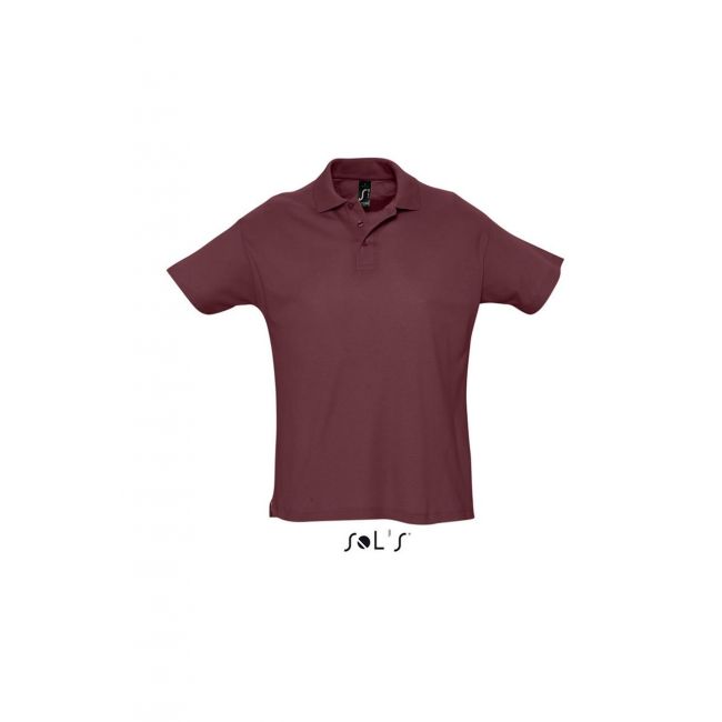 Sol's summer ii - men's polo shirt culoare burgundy marimea l