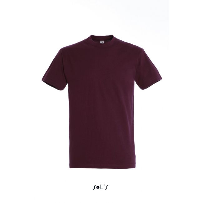 Sol's imperial - men's round collar t-shirt culoare burgundy marimea 2xl