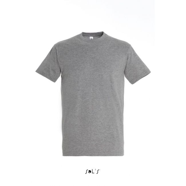 Sol's imperial - men's round collar t-shirt culoare grey melange marimea m